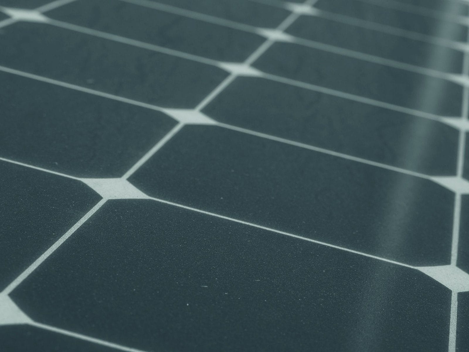 Close view of rooftop solar panels on a UK building