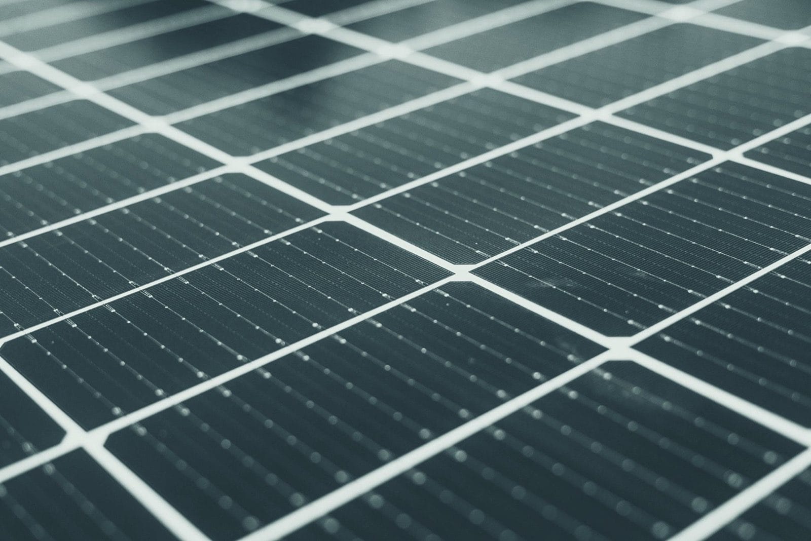 Close-up of rooftop solar panels